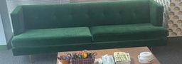 [#B6-49] SOFA - GREEN, 87' 35D X 29H