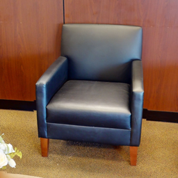 [#B12-9] Black lounge chair