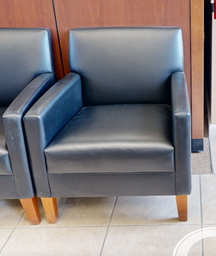 [#B12-3] Black lounge chair