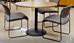 [#B8-10] Grey cafe chair