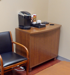 [#D20-10] Coffee station cabinet, wood