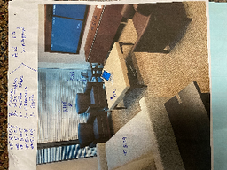 [#D5-68] WOOD CRED W/SLIDE DOORS