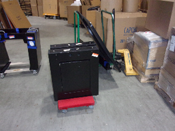 [#L1-72] BLACK METAL CONF TABLE BASES W/2 LEGS, 2 RAILS &amp; 2 SUB BASES (FROM CONF RM#26.410)