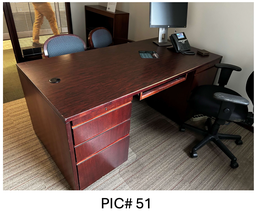 [#E4-51] WOOD DESK