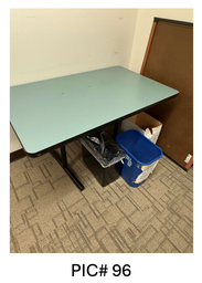 [#C12-96] RECTANGLE TABLE - GREEN
