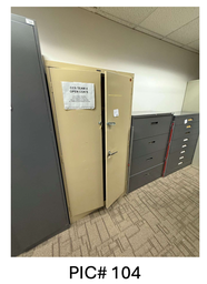 [#D22-104] STORAGE CABINET - TAN