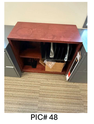 [#D1-48] WOOD BOOKCASE - 2 SHELF