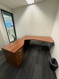 [#E6-59] L-Shape Curvy Desk