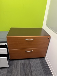 [#D6-71] Two Toned 2-High File Cabinet