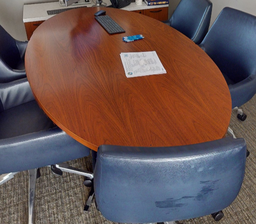 [#C6-8] Oval conference table