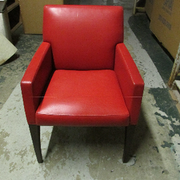 [#B12-3] RED LEATHER CHAIRS