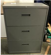[#D8-3] 3 Drawer File