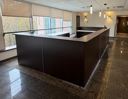 [#E5-19] Millwork Reception 3 Sections