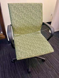 [#B13-21] Task Chair - green floral Protege