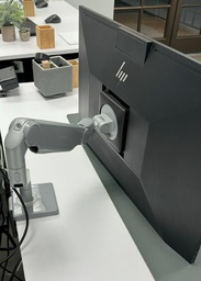 [#H10-28] Single Monitor Arm clamp - Silver