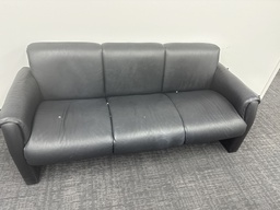 [#B6-25] black leather couch