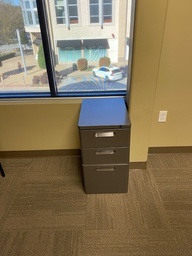 [#D8-35] 3 Drawer Gray File