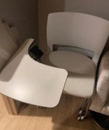 [#B8-18] Desk with Chair attached