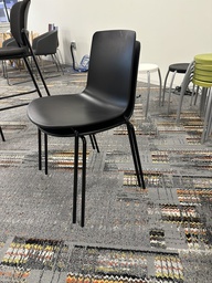 [#B4-93] Black Stackable Chairs