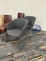 [#B8-95] Light Gray Side Chairs