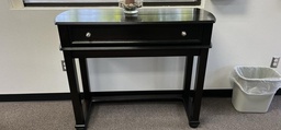 [#C11-36] Table, Black Wood