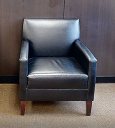 [#B12-11] Black lounge chair