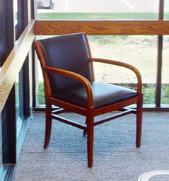 [#B9-10] Black  guest chair