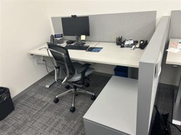 [#A3-K] Steelcase Workstation - Adjustable Height