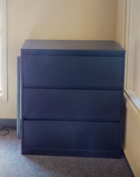 [#D8-05] 3D lateral file cabinet, blk