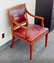 [#B9-13] Red guest chair