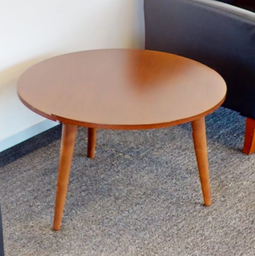 [#C3-20] Round coffee table, wood