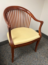 [#B9-5] Cream Wooden Chairs  