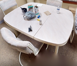 [#C4-12] Sectional table, wht