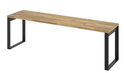 [#C12-24] Focus Room Straight Edge Table 2438mmW x 609mmD x 736mmH