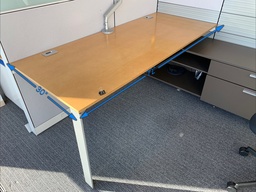 [#A7-52] Wooden Workstation Table (30x72)