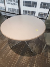 [#C3-546] Round table-wood/metal
