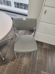 [#B4-547] Grey plastic chairs