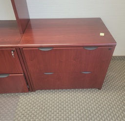 [#D6-624] 2 doors cabinet wood (photo representation)