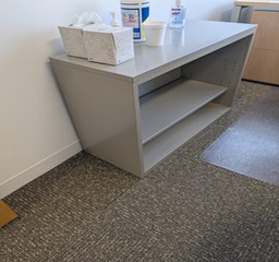 [#D1-1] Bookcase, metal, various colours throughout