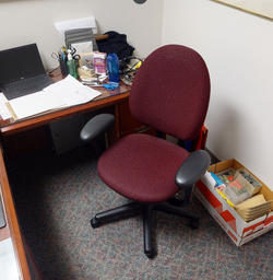 [#B13-35] Red Task Chair