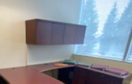 [#D23-19] Mounted Wood Cabinets