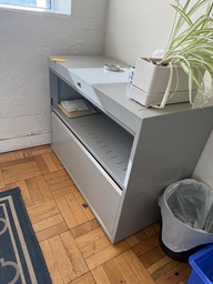 [#D6] 2 Shelf Metal Bookcase