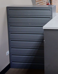 [#D12] metal filing cabinet