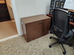 [#D6-44] 2 Drawer Lateral Brown - 36"