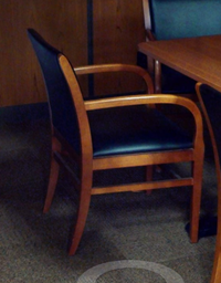 [#B9-5] Black guest chair