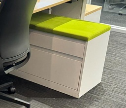 [#D16-28] Lateral Ped – green Cushion Top