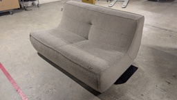 [#B6-3] Loveseat / Grey Couch (small tear pictured)