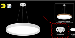 [#I7-15] Large Hanging Pendant Light (hardwired) 