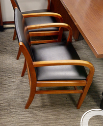 [#B9-7] Black guest chair