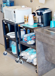 [#C1-2] 3 shelf mobile cart